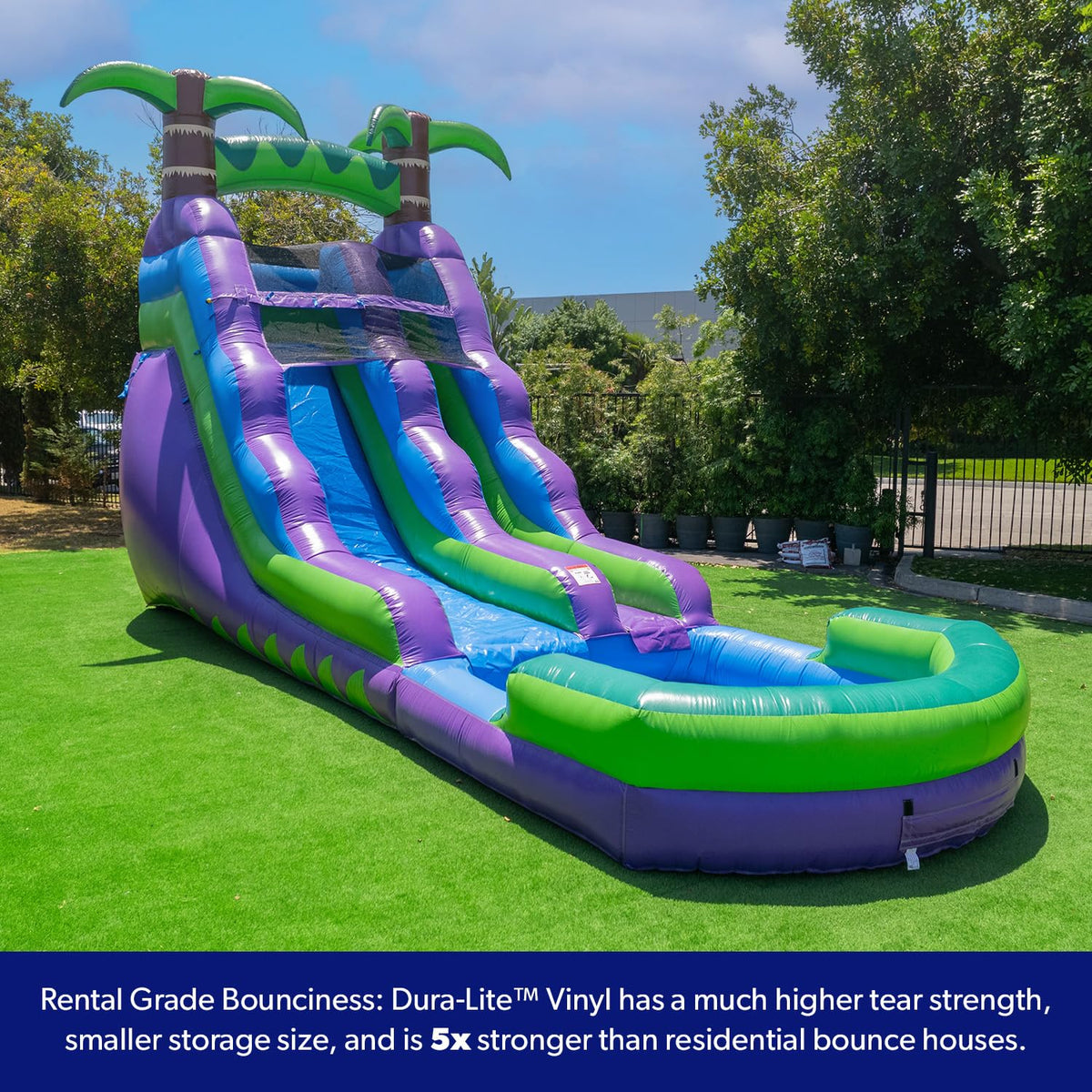 HeroKiddo water bladder system delivers consistent wet surface for smoother slides