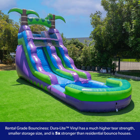 HeroKiddo water bladder system delivers consistent wet surface for smoother slides