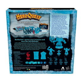 HeroQuest Frozen Horror includes 21 detailed unpainted miniatures for play.