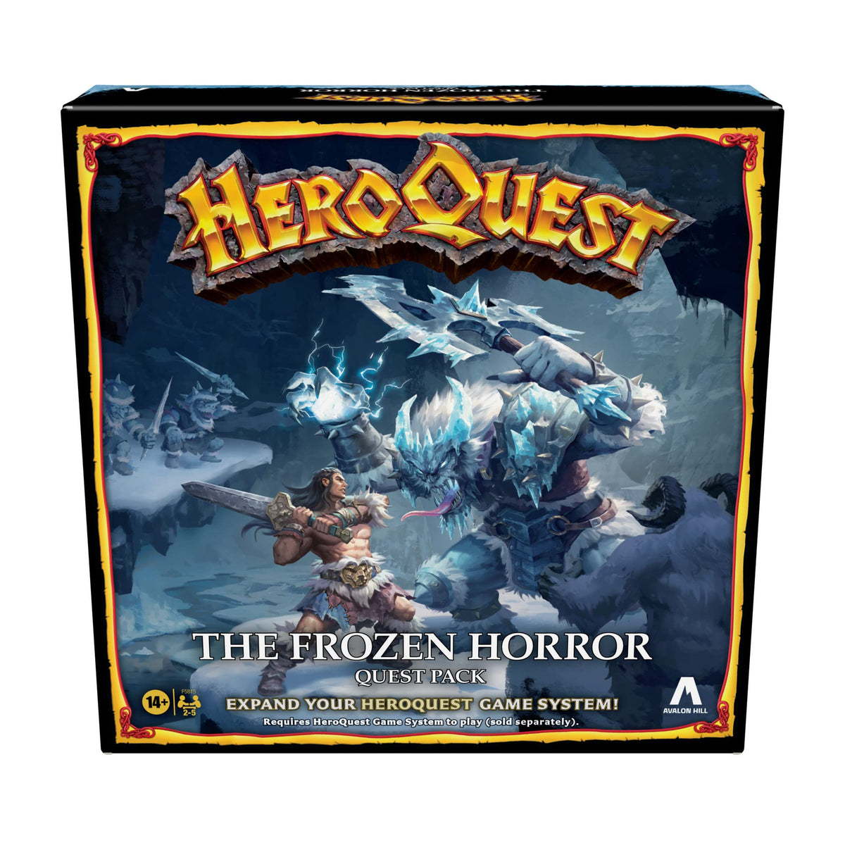 HeroQuest Frozen Horror expansion adds ten new quests for fresh adventures.