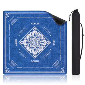 HesLaus Mahjong Mat rolled flat for quick setup and smooth play