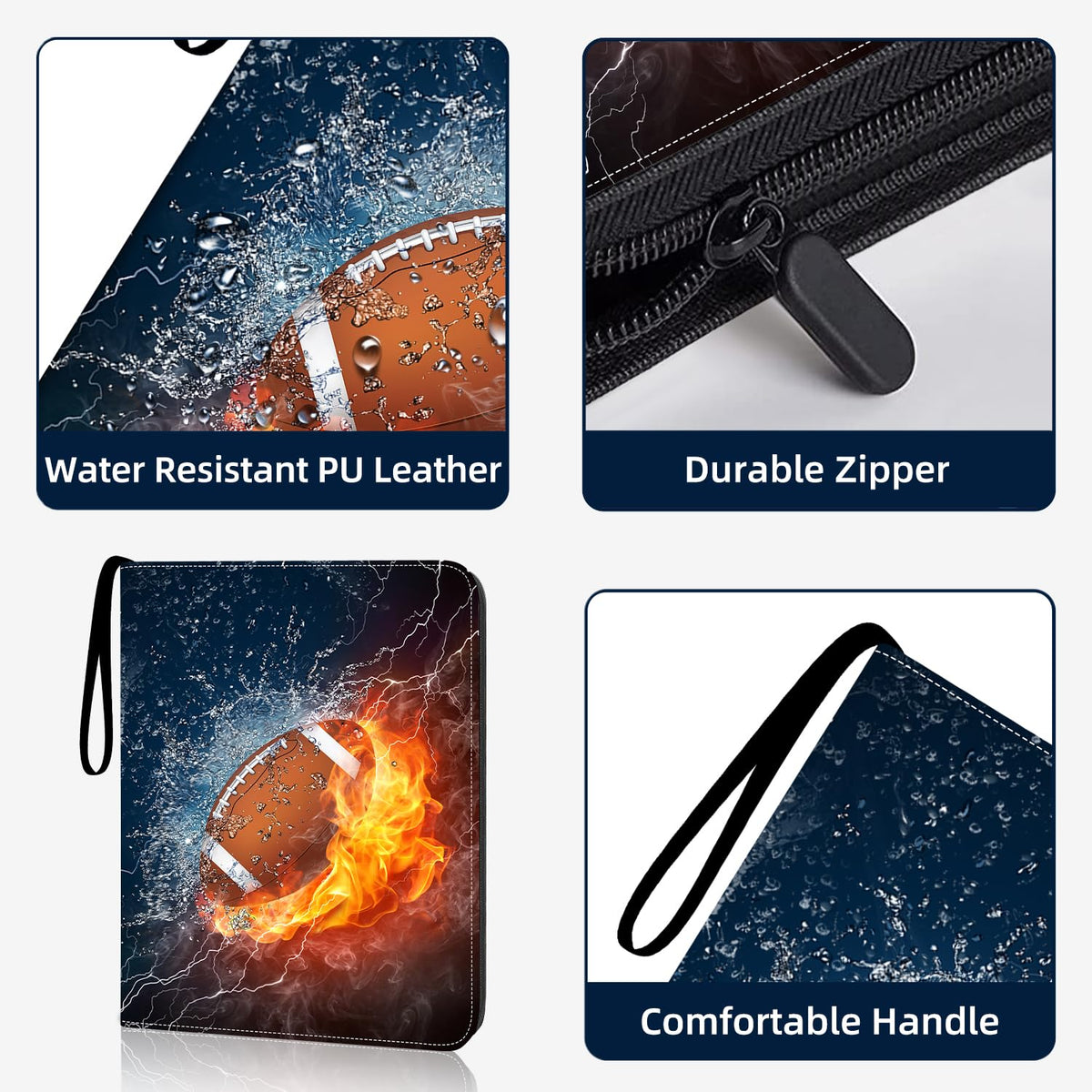 HESPLUS binder includes 50 removable pages for flexible organization.