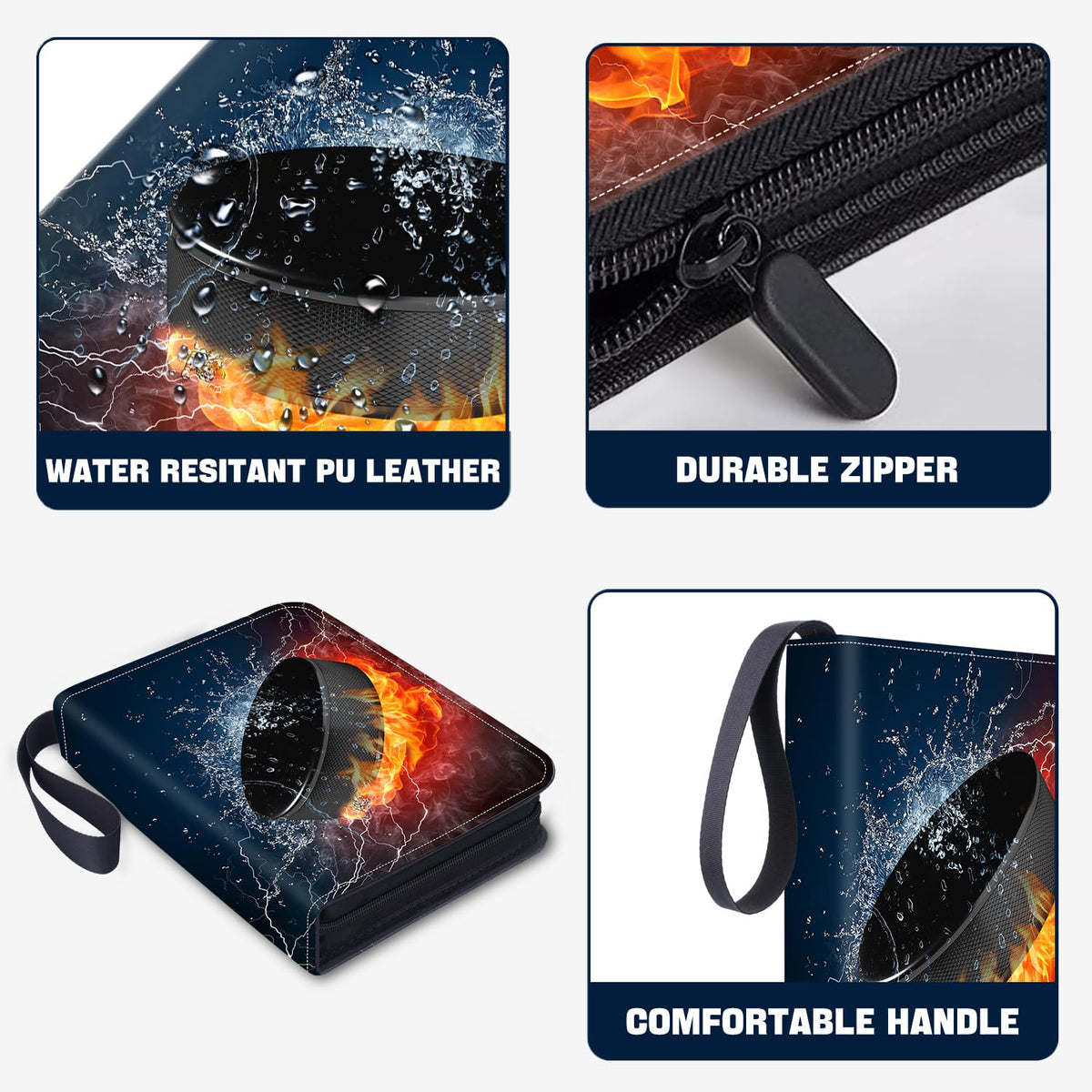 HESPLUS 9-pocket sleeve collection highlights large capacity for 900 cards.