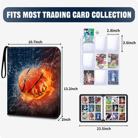HESPLUS 900-pocket baseball card binder designed to keep cards organized.