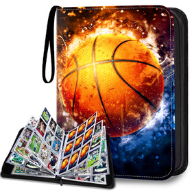 HESPLUS 900 Pockets Basketball Card Binder cover protects and organizes your cards.