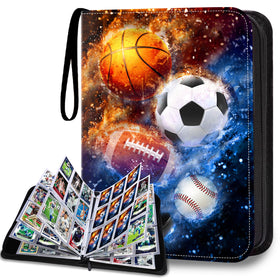 HESPLUS 900-pockets binder front cover showing vibrant design for card collectors.