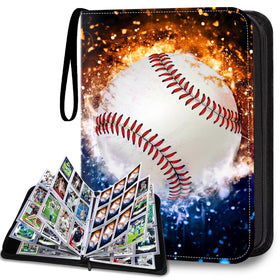HESPLUS baseball card binder cover texture offers durable, water-repellent protection for your collection.
