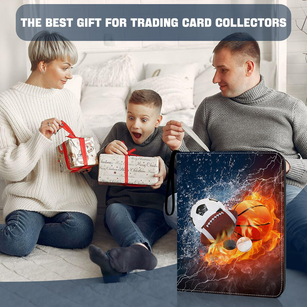 HESPLUS compatible with standard football, baseball, basketball and trading cards