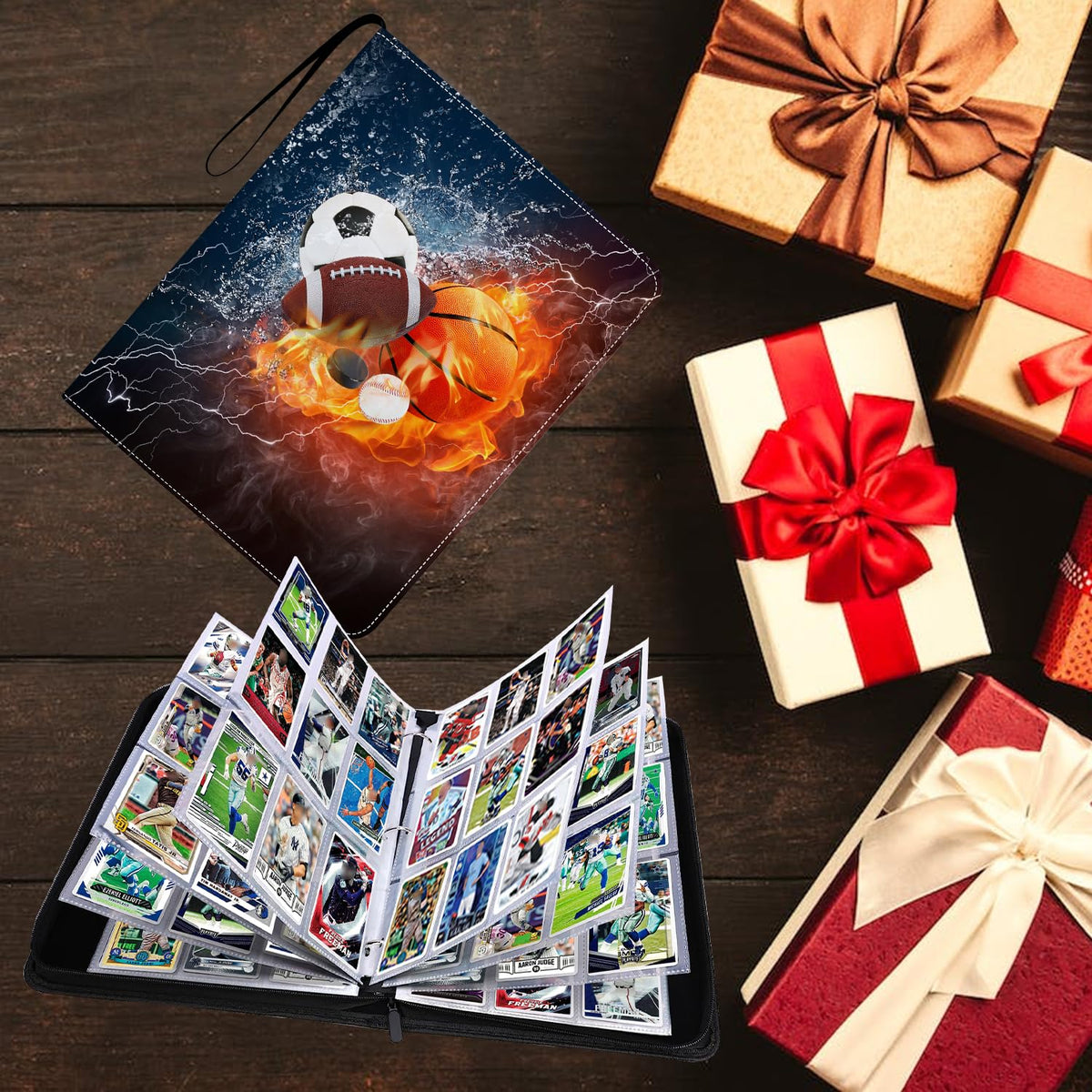 HESPLUS Sports Card Binder gift-ready design appeals to collectors.