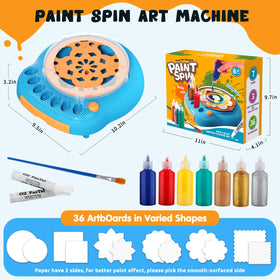 Hewaurorion paint brush enables precise application for bold spins.