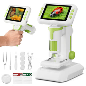 HEWEIMEI microscope with a bright screen for real time observations.