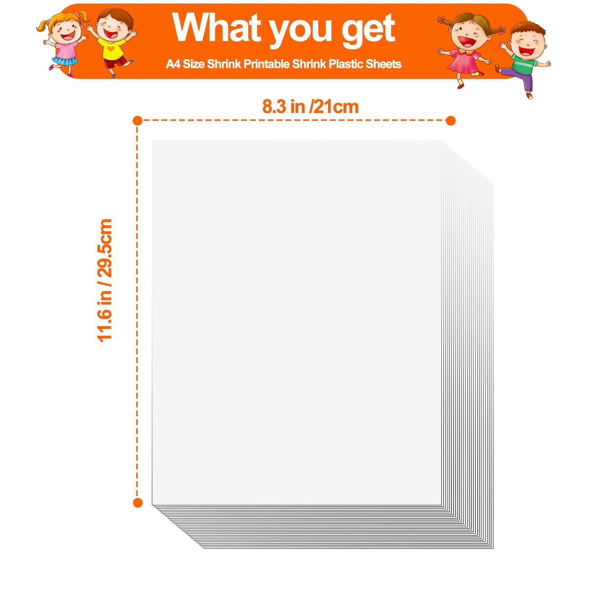 Hewolly shrink plastic with a sanded one-side finish for smooth, printable results.
