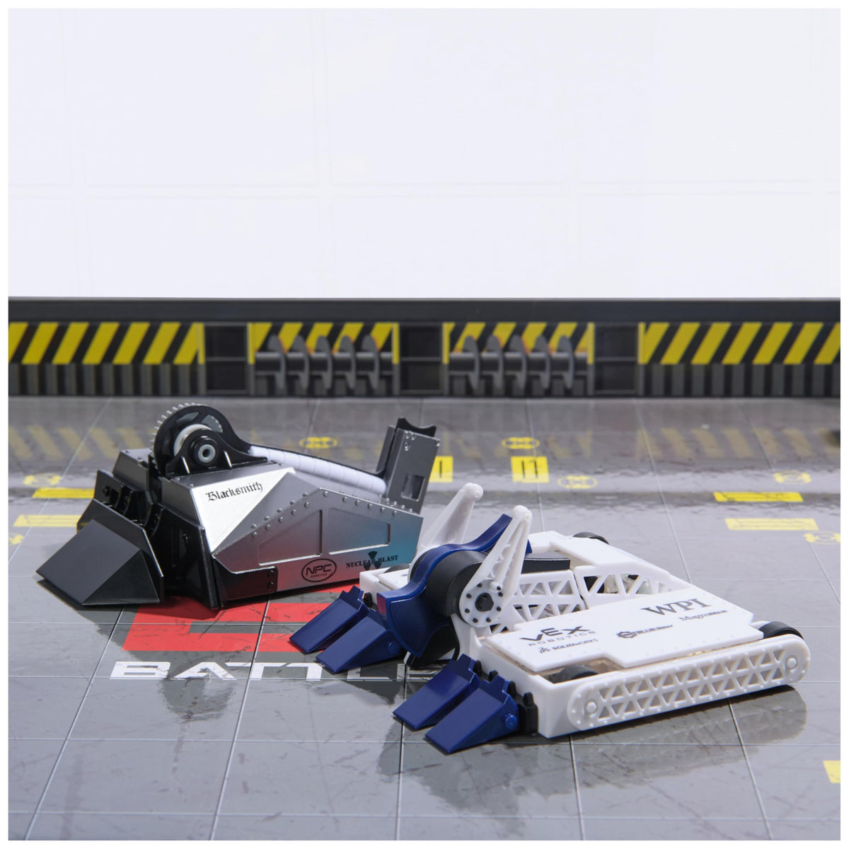 HEX BOTS magnetic armor pieces for customizable battle damage effect