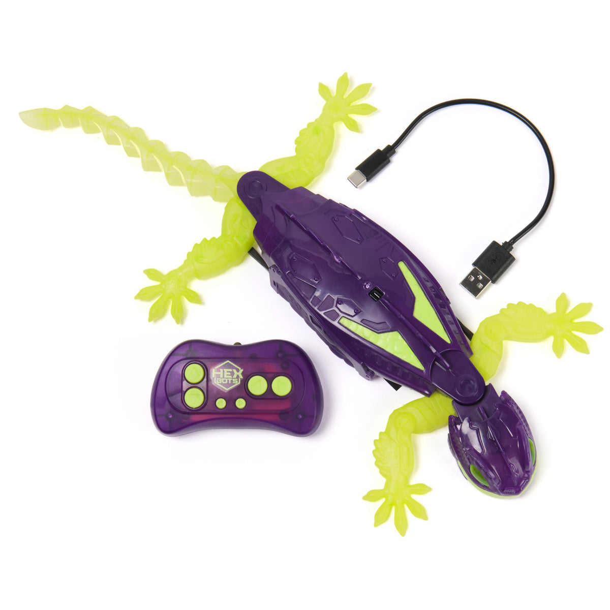 HEX BOTS Gecko demonstrates a 25 ft (8 m) remote range for roam play.