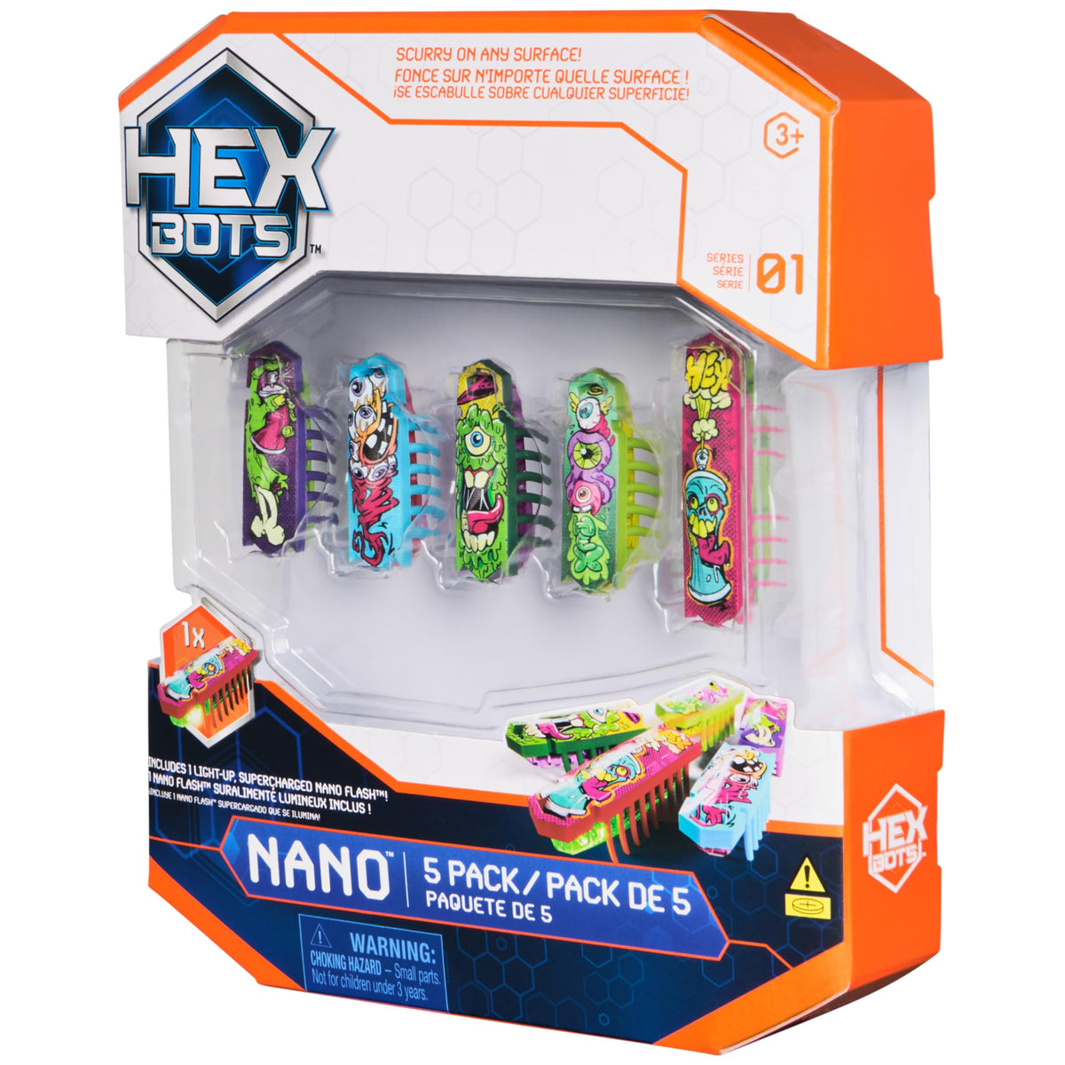 HEX BOTS Nano 5-Pack offers playful autonomous sensory experience for ages 3+
