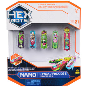 HEX BOTS Nano engages kids and pets with tactile crawling and light effects