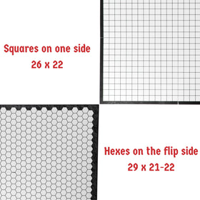 Hexers foldable design fits in a backpack for portable sessions.