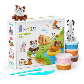 Hey Clay 15 Cans Colorful Set image: vibrant colors for imaginative play and color mixing.