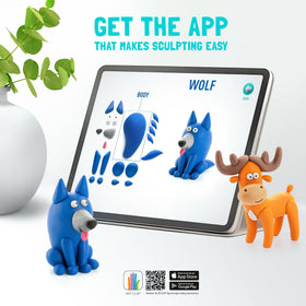 HEY CLAY app guide shows fun tutorials for kids