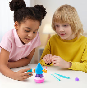 HEY CLAY Beasts Set 24-hour air-dry time reveals durable finished figures.