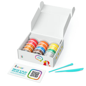 HEY CLAY Bright colors range excites kids to mix hues and craft unique birds.