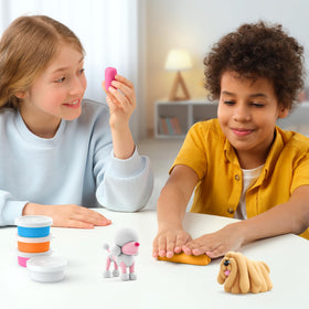 Hey Clay kid-friendly activity guide fosters storytelling and themed builds.