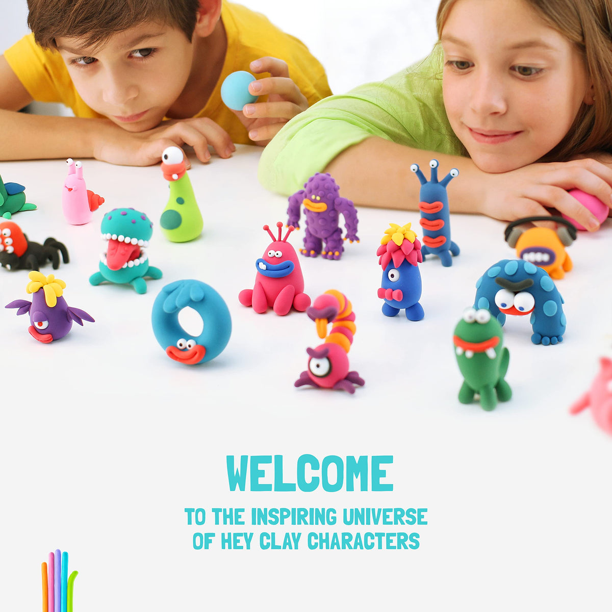 HEY CLAY kid-friendly set supports imagination and fine motor skills