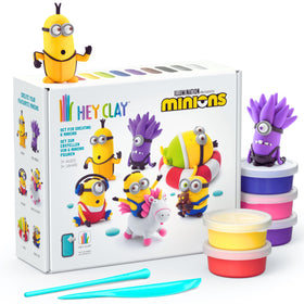 HEY CLAY Minions Bob figure for colorful play and storytelling.