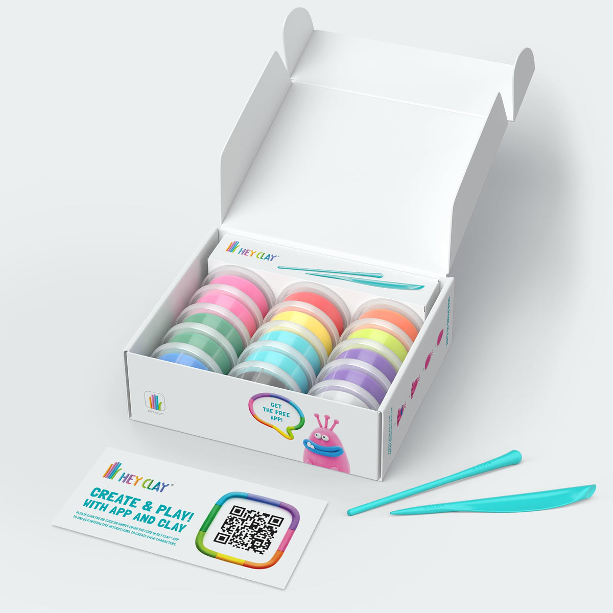 HEY CLAY Monsters set sculpting tools support precise shaping and imagination