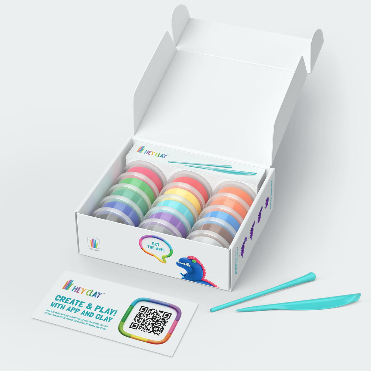 HEY CLAY sculpting-tools-kit enables precise shaping and detailing.