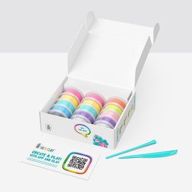 HEY CLAY sculpting-tools-set in use for kid-friendly shaping and sculpting.