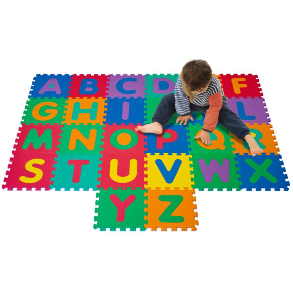 Hey Play 26-piece foam tile set for large play areas