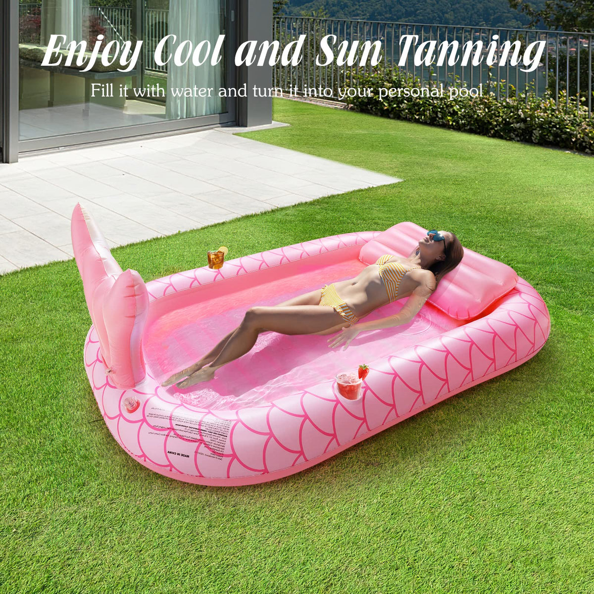 HeySplash quick-deflate valve enables fast packing after fun.
