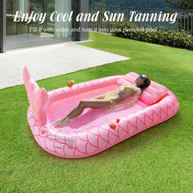 HeySplash quick-deflate valve enables fast packing after fun.