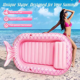 HeySplash water-filled cooling bed keeps you comfy under sun.