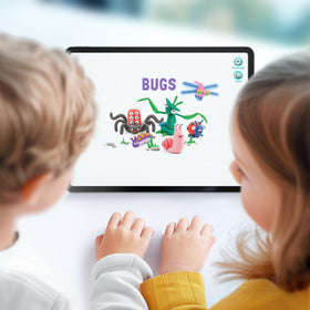 HEY CLAY Bugs Set app interface guides simple clay projects