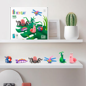 HEY CLAY Bugs Set kid-friendly mess-free creativity session