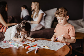 HeyDoodle mat folds compactly for backpack travel and meals out