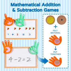 Heyfriday magnetic numbers and symbols set for hands-on counting