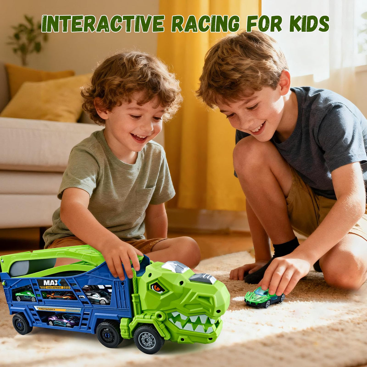 Heygelo six die-cast cars included for varied racing scenes