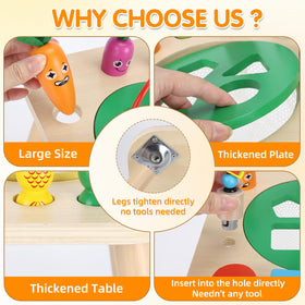 HEYLANDU activity table shape sorter: hands-on learning boosts problem-solving.