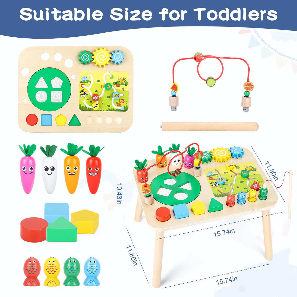 HEYLANDU gift-ready box presentation makes this table a thoughtful present.