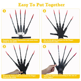 Heyseri Haunted house prop featuring articulated fingers for spooky ambiance.