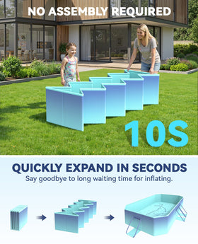 HeySplash triangle support frame keeping pool firm during use