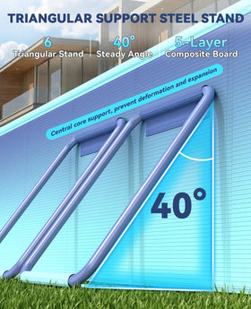 HeySplash triple drainage system for easy water removal