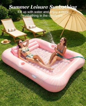 HeySplash float featuring two handles for easy transport and stability