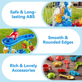 HeySplash water table supports 2–3 kids for social outdoor fun