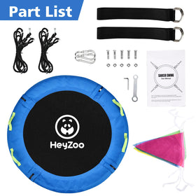 HeyZoo easy assembly with included hardware and instructions