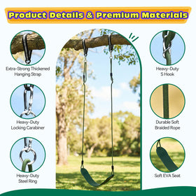 HeyZoo extension straps ready to fit trees or frames