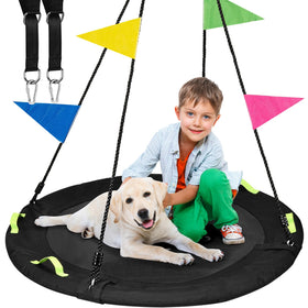 HeyZoo Tree Swing 40-Inch frame for sturdy backyard play.